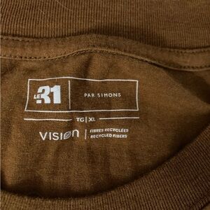 Le 31 Brown Short Sleeve Tee